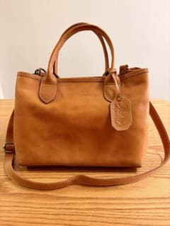ハンドバッグ ショルダー付き キャメル Ane Mone 本革 レザーのサムネイル