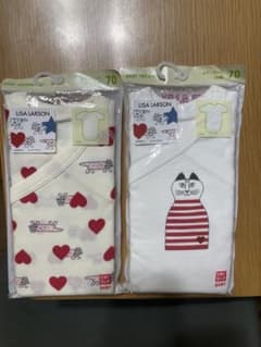 UNIQLO LISA LARSON ベビー ボディスーツ 70 2枚のサムネイル
