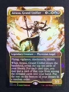 偉大なる統一者、アトラクサ　S&C・foil 英語版 MTG 偉大なる統一者、アトラクサ S&C Foil 英語 ONE-BF - メルカリ