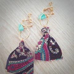 バンダナ柄イヤリング♡のサムネイル