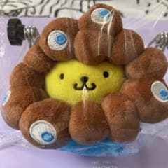 【新品未使用】ミャクミャク ぬいぐるみ ポムポムプリン カラビナ 大阪万博 大阪万博会場限定 ポムポムプリン ミャクミャク マスコット