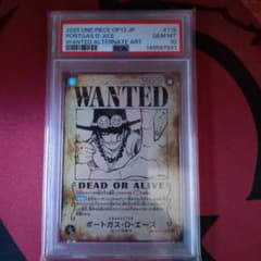 ワンピースPSA10 ポートガス・D・エース 手配書 OP13-119 SEC - メルカリ