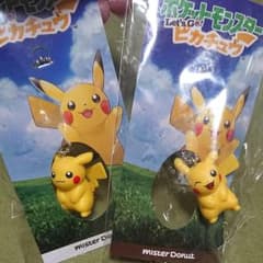 レッツゴーピカチュウ☆ ミスド コラボ キーホルダーのサムネイル