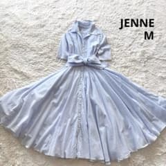 希少カラー✨JENNE オードリールックエアリーワンピース サックス