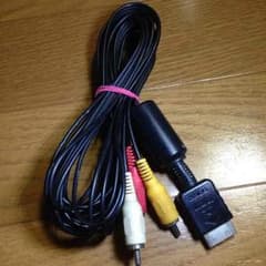 ☆メール便本日迄☆SONY☆純正コンポジットケーブル☆PS1PS2PS3☆のサムネイル