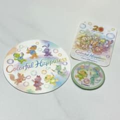 ダッフィー＆フレンズ カラフルハピネス ワッペン コースター シール セットのサムネイル