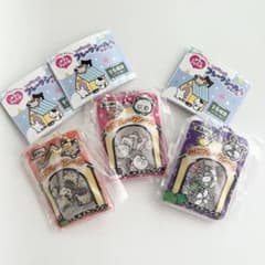 【新品】シャカシャカフレークシールふうチャーム3個セット〈トラ・モモ・ブル〉のサムネイル