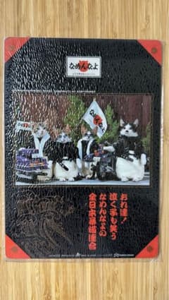 なめ猫下敷きのサムネイル