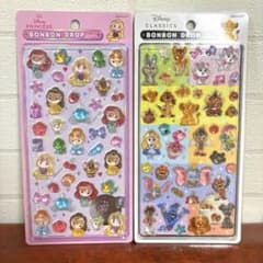 ボンボンドロップシール ディズニープリンセス クラシックシール 2点