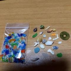 琉球グラスカレット20gと貝殻珊瑚のサムネイル