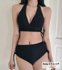 セパレート水着 ビキニ ブラック 4wayストレッチのサムネイル