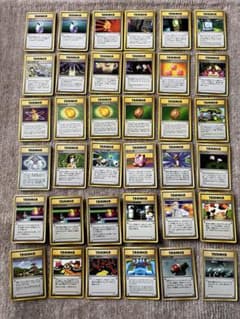 ポケモンカード 旧裏 トレーナーカード 36枚 まとめ売り - メルカリ