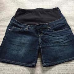 マタニティー デニムショートパンツ 美品のサムネイル