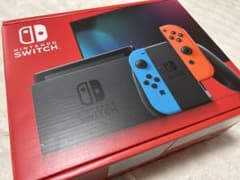 新品未開封品 Nintendo Switch 本体 ジョイコン青オレンジのサムネイル