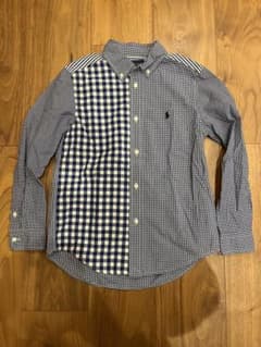 Ralph Lauren 長袖チェック柄シャツ7号のサムネイル