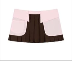 Ashley Williams プリーツスカート ブラウン ピンクのサムネイル