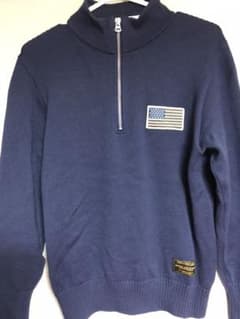 ＲOUCＨ  ＡＮＤ  ＲＵＧGＥＤ   サイズ２   ネイビーのニットですのサムネイル