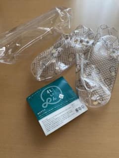 お洒落柄草履カバー　未使用　Lサイズのサムネイル