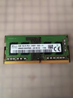 SK hynix ノートPC用メモリ 4GB DDR4-2400T 本体 - メルカリ