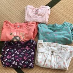 90サイズ＊ロンT5枚セットのサムネイル