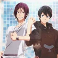 値下げ！京アニショップ限定Free!遙＆凛 3ポケットクリアファイルのサムネイル