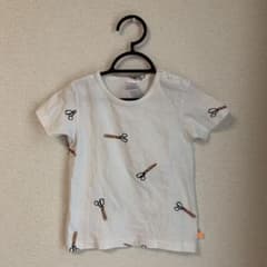 tinycottons ハサミ柄Tシャツのサムネイル