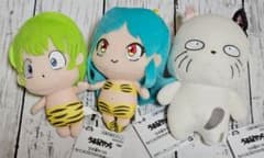 うる星やつら　カバンに付けられるぬいぐるみ　ラムちゃん　テンちゃん　コタツネコ
