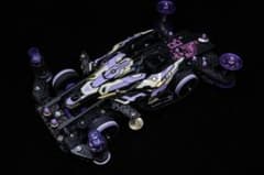 ミニ四駆　MSフレキ完成マシン　原神ファンアート　Ver. 雷電将軍 タミヤ純正 ミニ四駆 MSフレキ完成マシン 原神ファンアート Ver. 雷電将軍 タミヤ