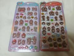 正規品 うるちゅるポップシール モンチッチ 2種類セットのサムネイル