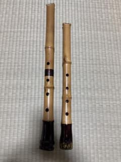尺八本体 竹製 一尺九寸と一尺六寸 2本セット - メルカリ