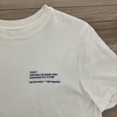 TODAYFULロゴ刺繍 クルーネック 半袖 Tシャツ ホワイトのサムネイル