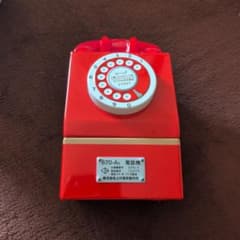 赤電話缶 670-A2 電話機型 菓子容器 - メルカリ