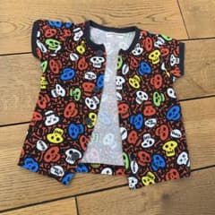 AMPERSAND カラフルスカル 半袖ベビー 80のサムネイル