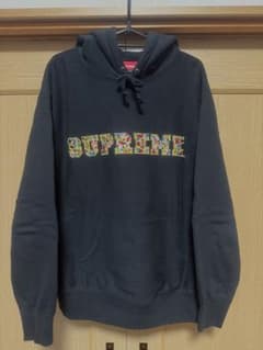Supreme Jewel Hooded Sweatshirt ブラックパーカー