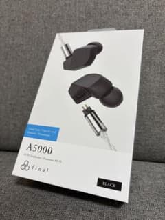 新品/未開封】final A5000 ブラック 有線イヤホン - メルカリ