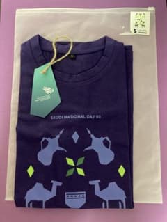 関西万博 サウジアラビア館 ナショナルデー Tシャツ Sサイズ 紫