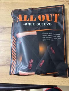 【新品未使用】 ALL OUT KNEE SLEEVE ニースリーブ XLサイズのサムネイル