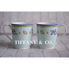 TIFFANY & CO. Morning Glory マグカップ 2客 箱無しのサムネイル