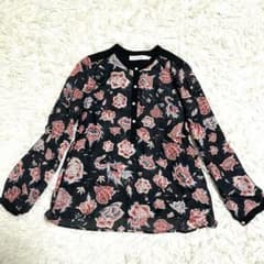 ISABEL MARANT ETOILE 総柄シアーバンドカラーシャツ シルク混 - メルカリ