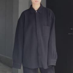 【stein】OVERSIZED GRADATION PLEATS SHIRTのサムネイル