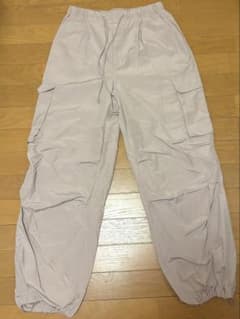 カーゴパンツ ピンク ウエストゴム Mサイズのサムネイル