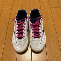 Mizuno バレーボールシューズ ホワイト/ネイビー/ピンクのサムネイル