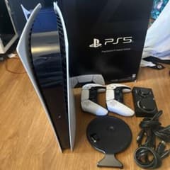 き*む様 PS5 CFI-1200B01 本体＋付属品 コントローラー2個アンプのサムネイル