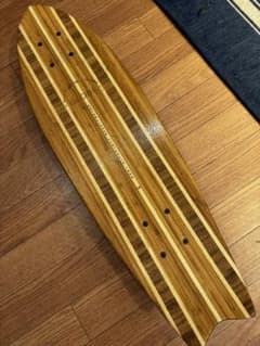 【良品】GLOBE バンブー ミニクルーザー　26X7.5フィッシュ グリップ 良品】GLOBE バンブー ミニクルーザー 26X7.5フィッシュ グリップ