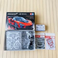 タミヤ 1/24 マクラーレンセナ デカール ディテールアップセット 4点 