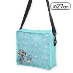 ミッキー＆フレンズ プレミアムクリア窓付ショルダーバッグ くすみパステル