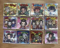 鬼滅の刃マン（遊郭編）シール　１２枚セット　シークレットS3入り