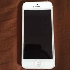 iPhone5 シルバー  16GB SoftBankのサムネイル