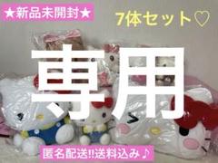 まさセブン様専用★ハローキティクッション ぬいぐるみ タイニーチャム7体セット