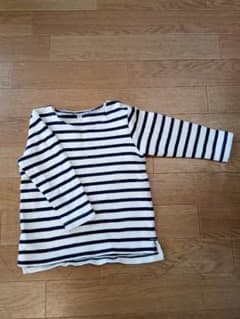 【専用】無印良品　ボーダー　ロングTシャツ　サイズ100のサムネイル